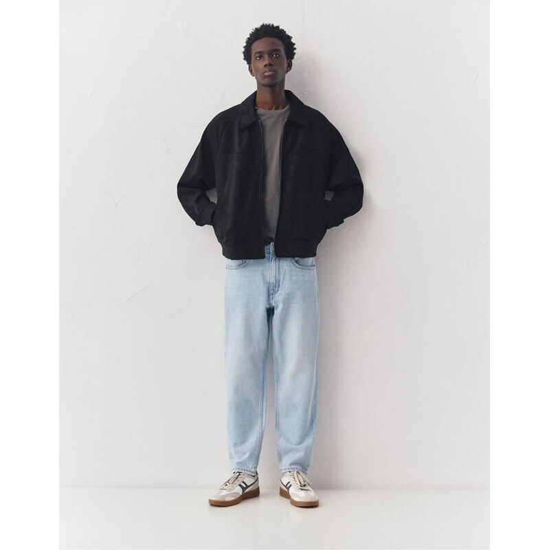 Pull&Bear Standard jeans in pale indigo-Blue
