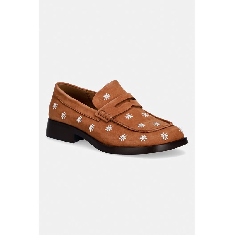 Semišové mokasíny Camper Donna