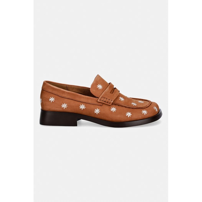 Semišové mokasíny Camper Donna