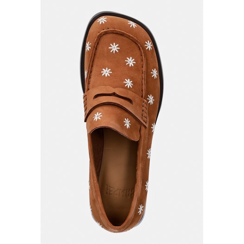 Semišové mokasíny Camper Donna