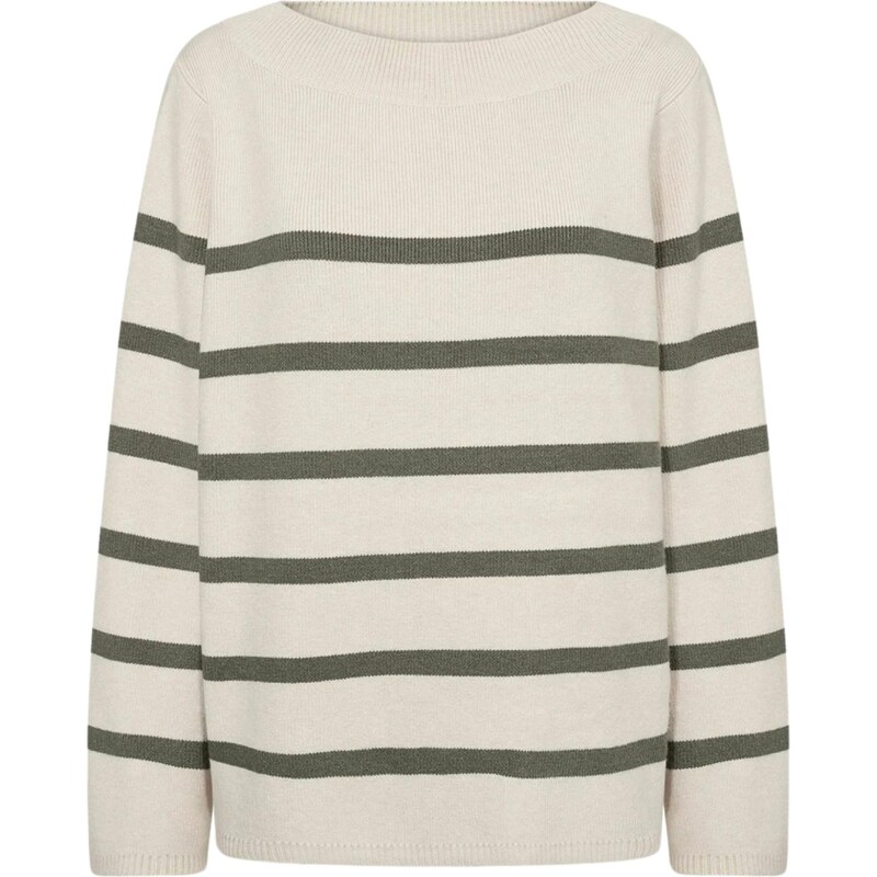 Soyaconcept Svetr  SC-KANITA STRIPE 21.  melounová