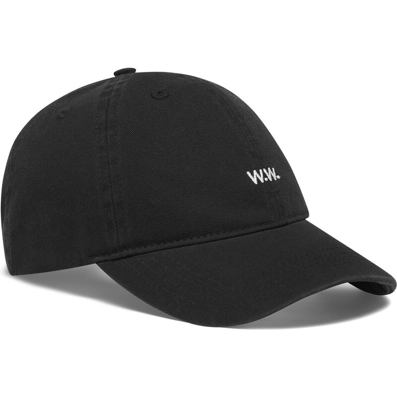 WOOD WOOD Kšiltovka černá / bílá
