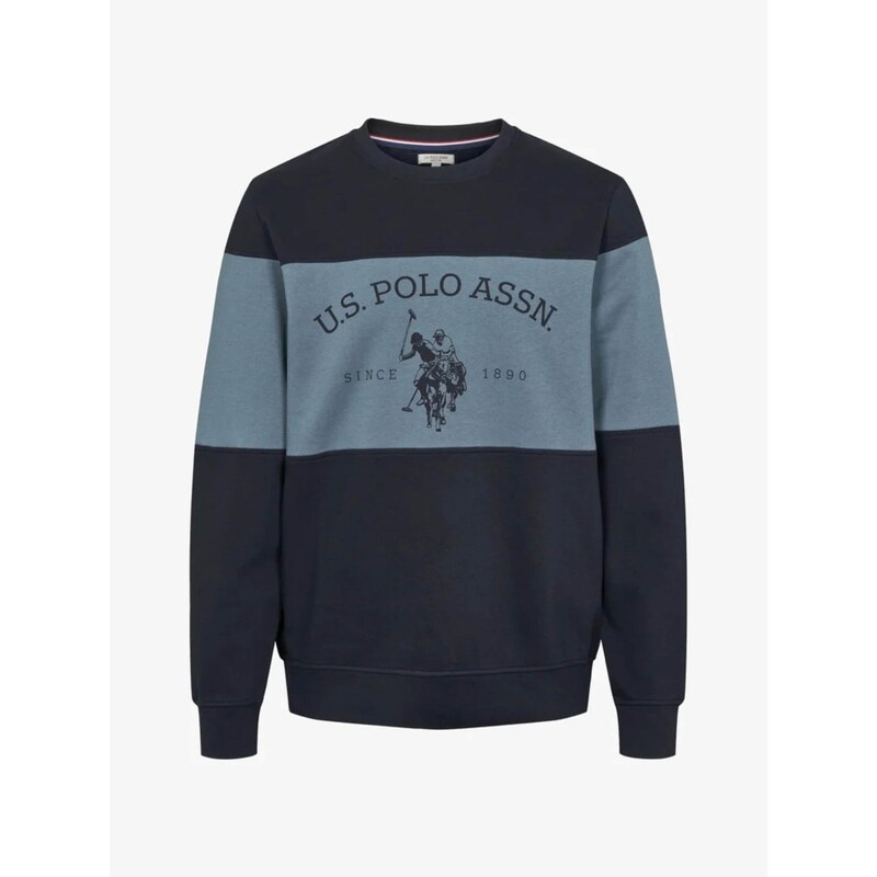 U.S. POLO ASSN. Svetr UMCay modrá