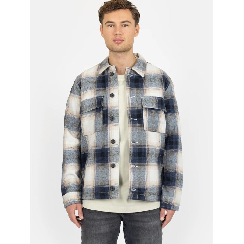 Denim Project Přechodná bunda DPM bílá