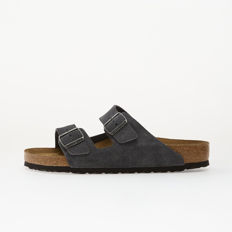 Birkenstock Arizona Suede Leather Unisex Charcoal 44