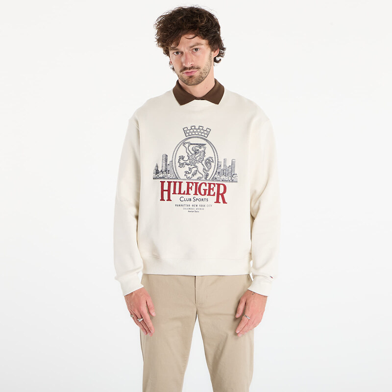 Mikina Tommy Hilfiger Heritage Series Crest Sweatshirt Ivory