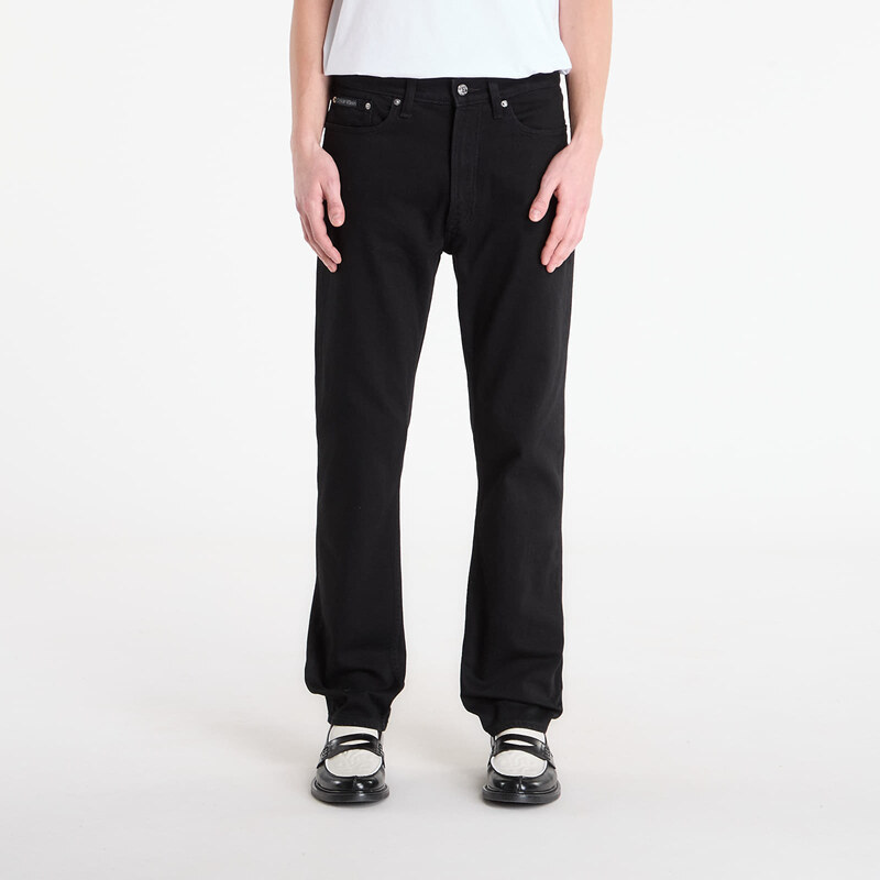 Džíny Calvin Klein Jeans Standard Straight Ck Jeans Black W33