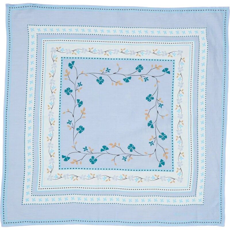 Skall Studio Šátek Skall Floral Aqua