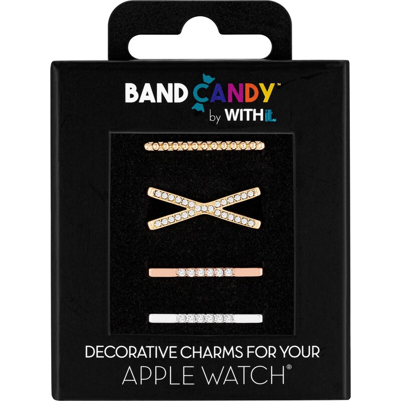 WITHit dámský 4 posuvné ozdoby na řemínek Band Candy s krystaly ve 112841725