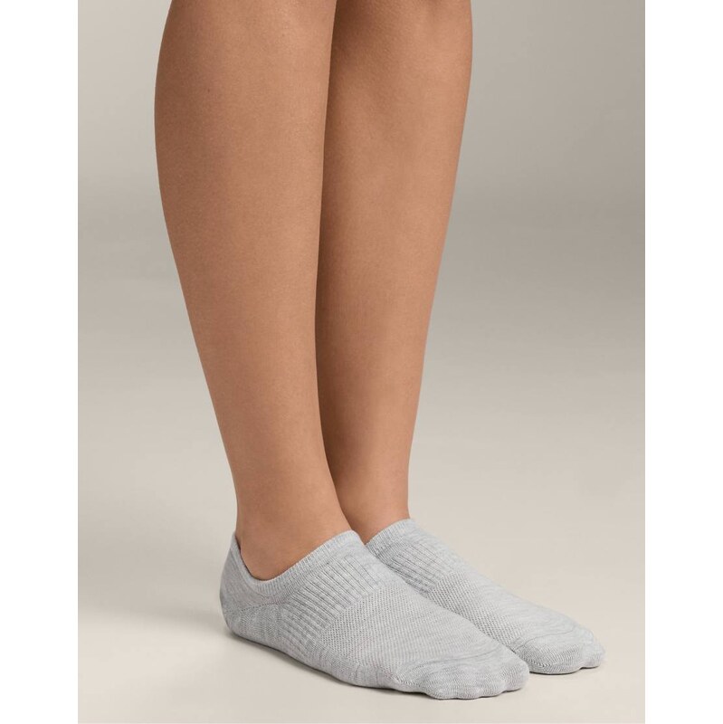 OYSHO 3 pairs of high-cut cotton blend invisible sports socks in pale 112844371