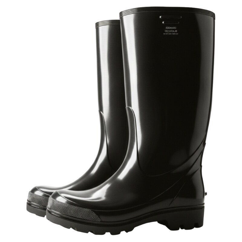 Demar Pánské gumové holínky černé Grander Black 0162