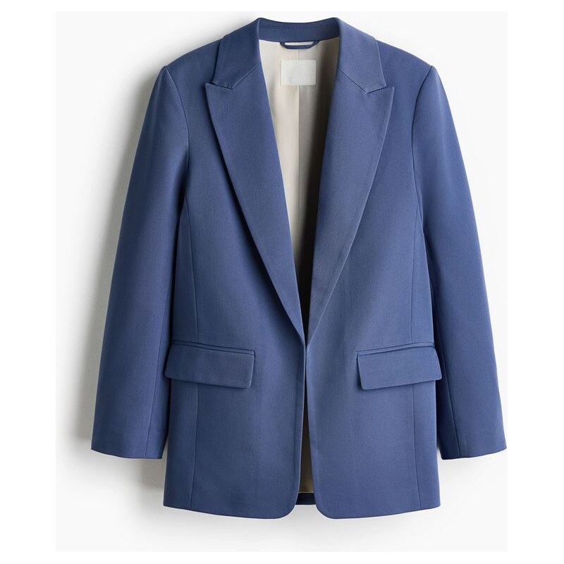 H&M - Volné sakos páskem - modrá 112226992
