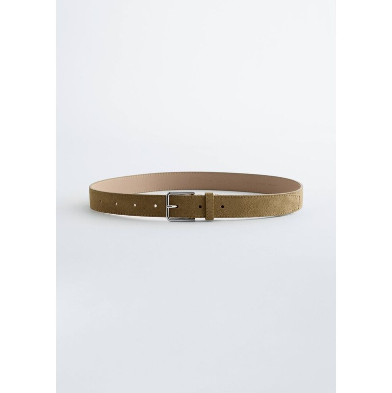 H&M - Kožený pásek - béžová 112844803