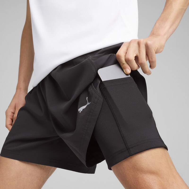 Pánské Kraťasy PUMA M RUN VELOCITY 2IN1 SHORT 52661101 – Černá