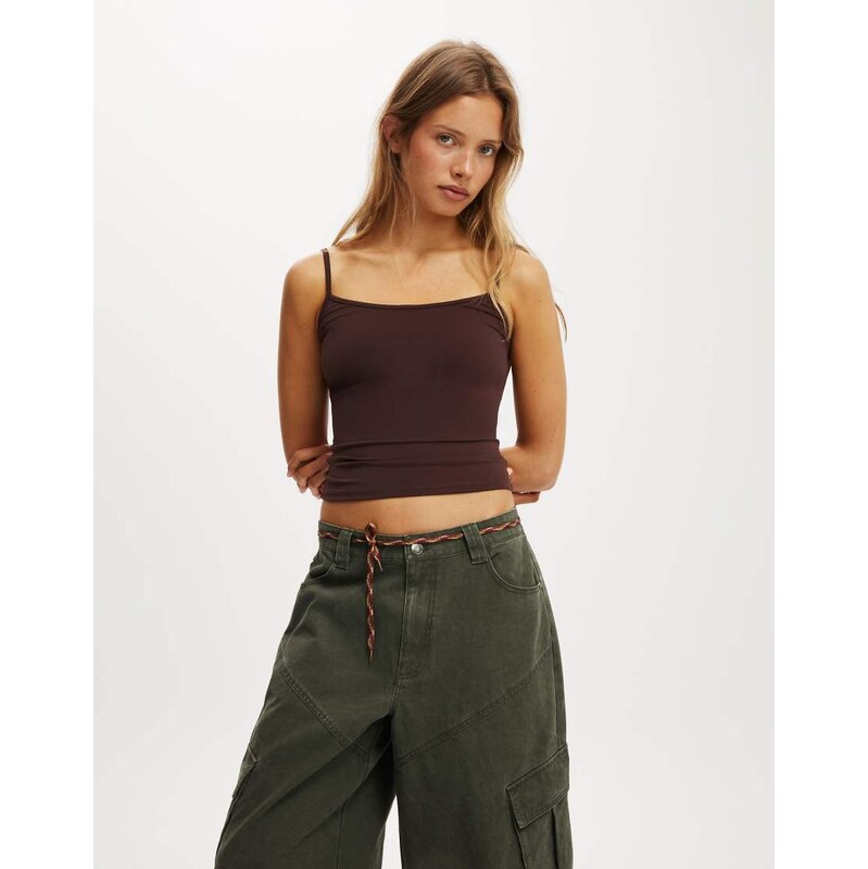 Cotton On Hold me cami in brown