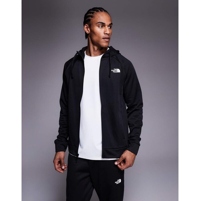 The North Face Reaxion 2.0 full-zip hooded jacket in black