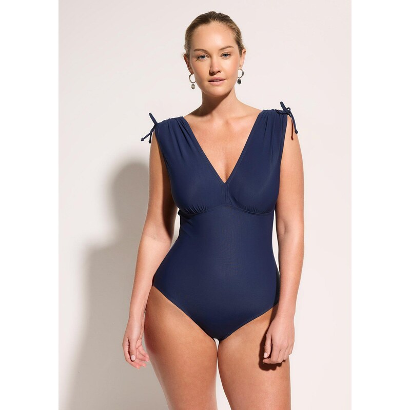 bonprix Stahovací jednodílné plavky s lehkým tvarujícím efektem
