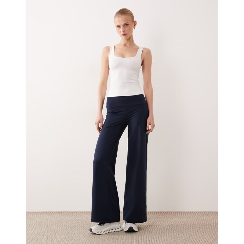 Hollister Gilly Hicks core flare leggings in blue