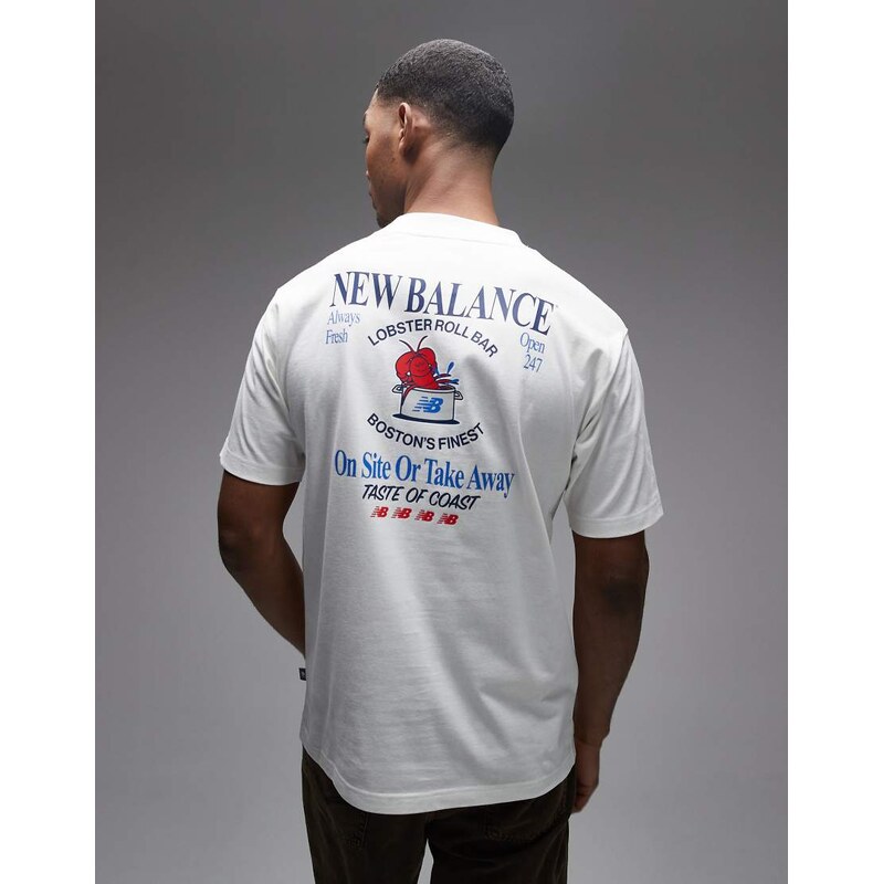 New Balance Lobster Roll t-shirt in white