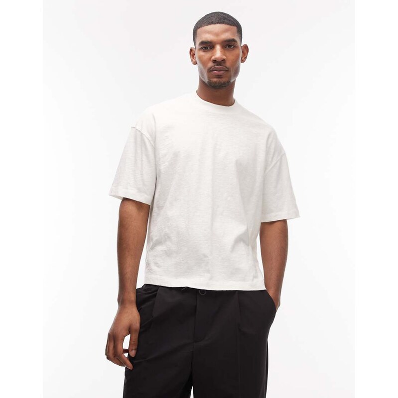 AllSaints Casper short sleeve t-shirt in white