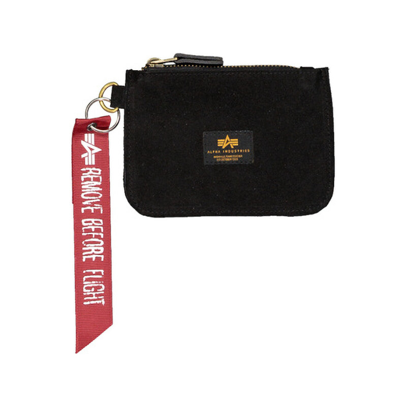 Alpha Industries Peněženka Leather Coin Wallet black 112847491