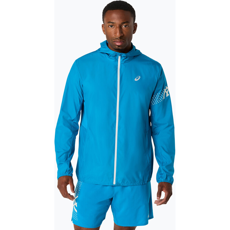 Pánská běžecká bunda ASICS Icon Aegean Blue/Cream
