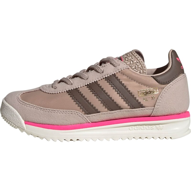 ADIDAS ORIGINALS Tenisky SL 72 RS hnědá / zlatá / bledě fialová