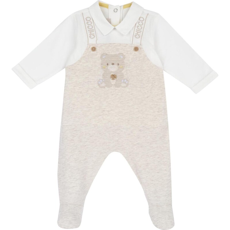 Chicco Overal béžová / bílá 112852334
