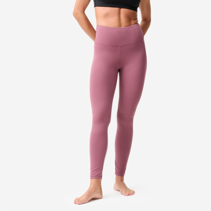 DOMYOS Legíny na jógu a pilates „Breathe“ second skin 112762058