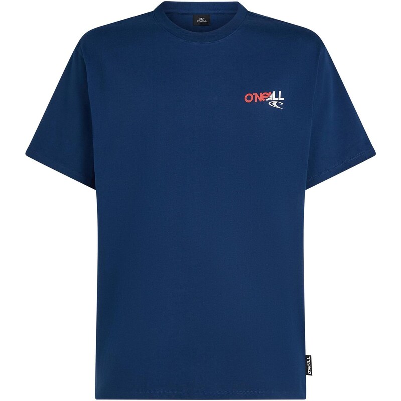 ONEILL Tričko Essentials tmavě modrá / šedá / světle červená /