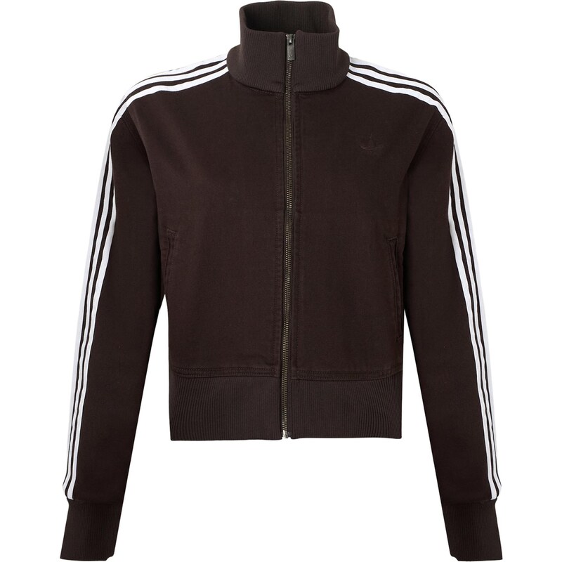 ADIDAS ORIGINALS Mikina FIREBIRD tmavě hnědá / bílá 112852632