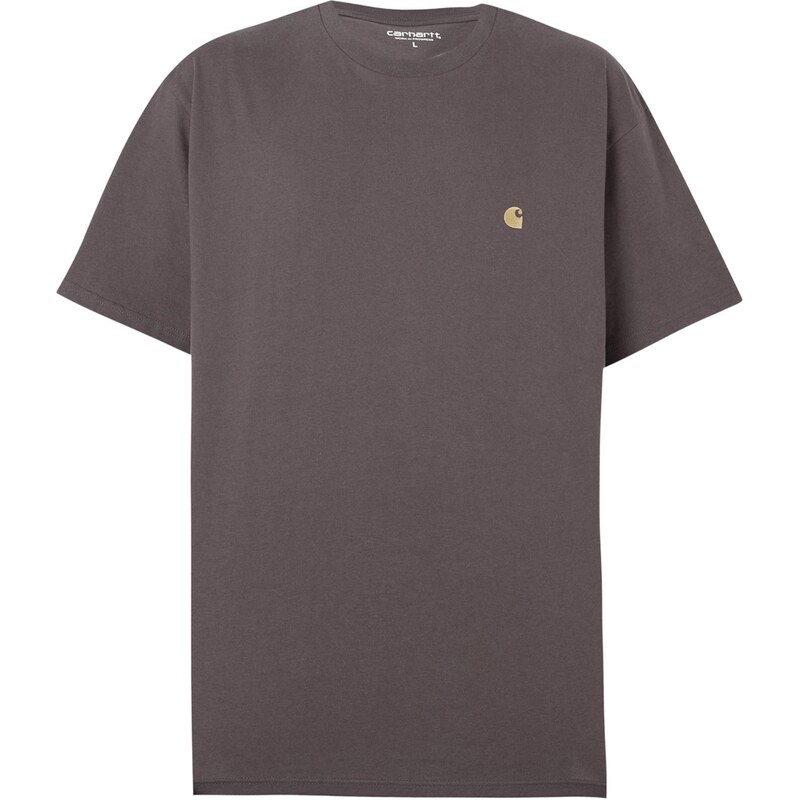 Carhartt WIP Tričko Chase šedobéžová