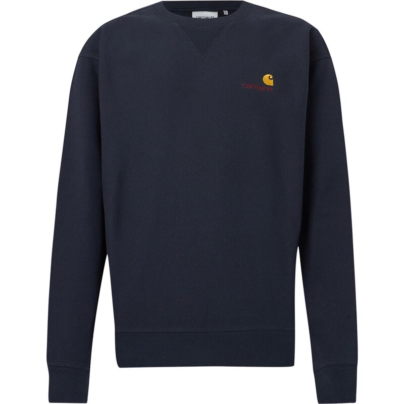 Carhartt WIP Mikina American Script modrá