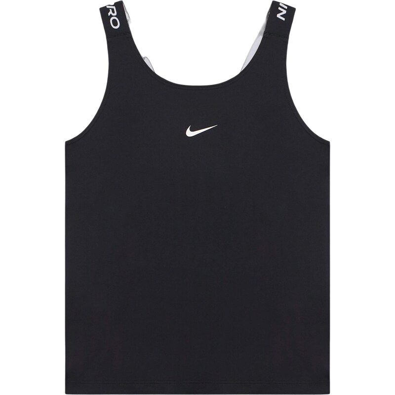NIKE Sportovní top černá / bílá