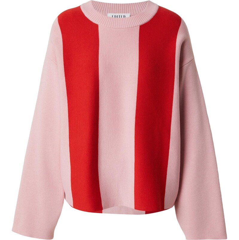 EDITED Svetr Bodil pink / červená