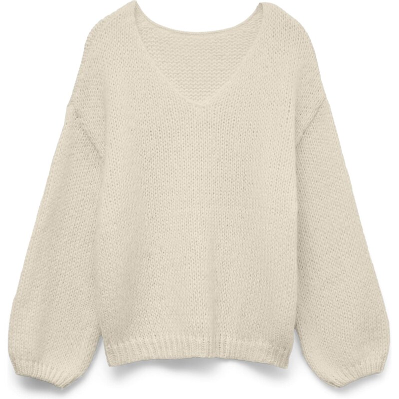 VERO MODA Maxi svetr VMMaybe režná