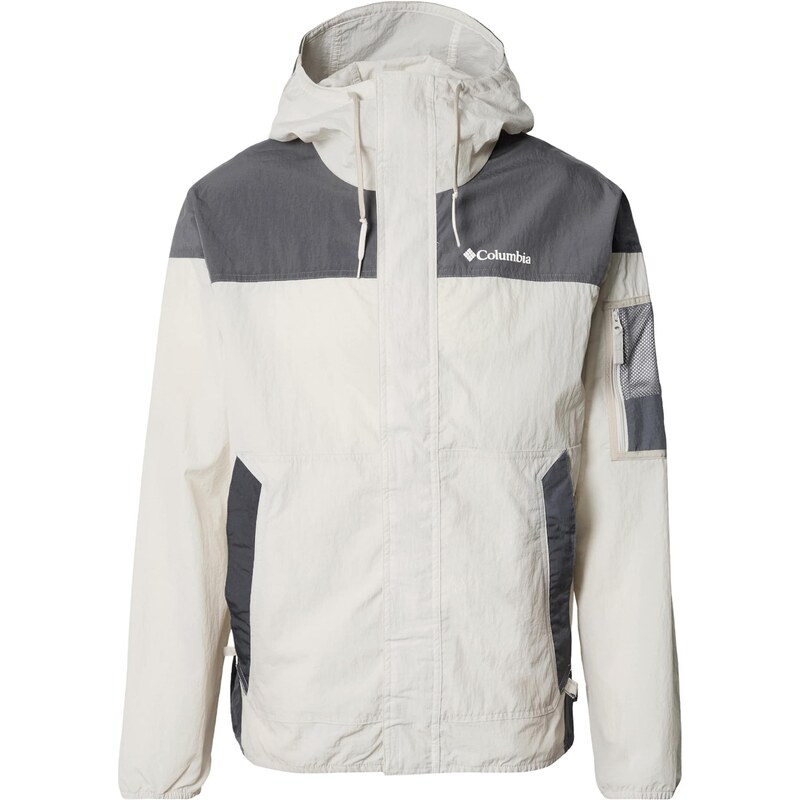 COLUMBIA Outdoorová bunda 'Challenger II' kámen / tmavě šedá
