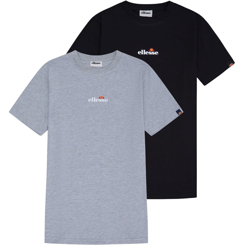 ELLESSE Tričko šedá / černá / bílá