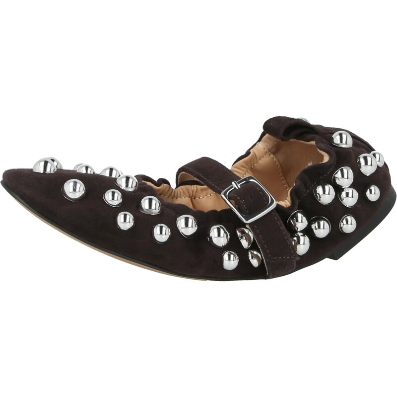 STEVE MADDEN Baleríny s řemínky Sunrays čokoládová 112853179