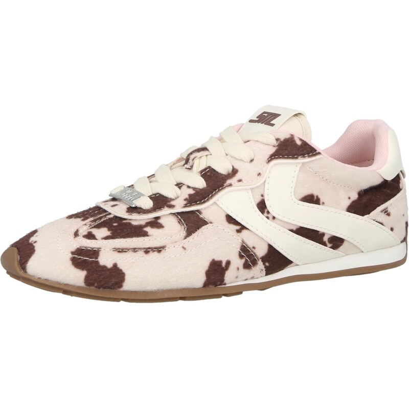 STEVE MADDEN Tenisky Abbi světle béžová / hnědá / bílá