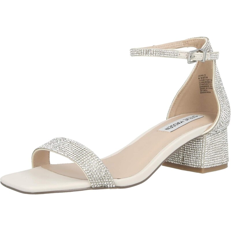 STEVE MADDEN Sandály Gena-R krémová / stříbrná 112853638