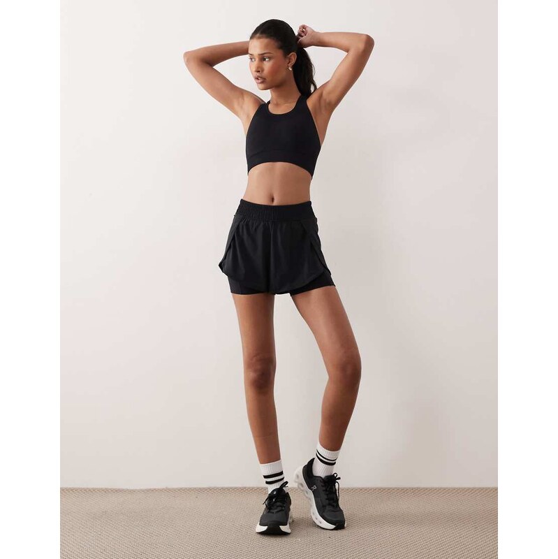 Sweaty Betty Get Set 2-in-1 multi-train shorts in black 113277426