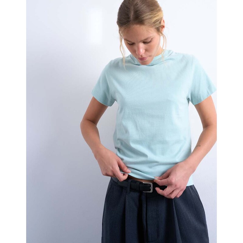 Topshop classic tee in blue