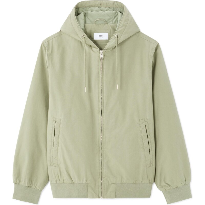 Zelená pánská bunda Celio Jacket Nuleag