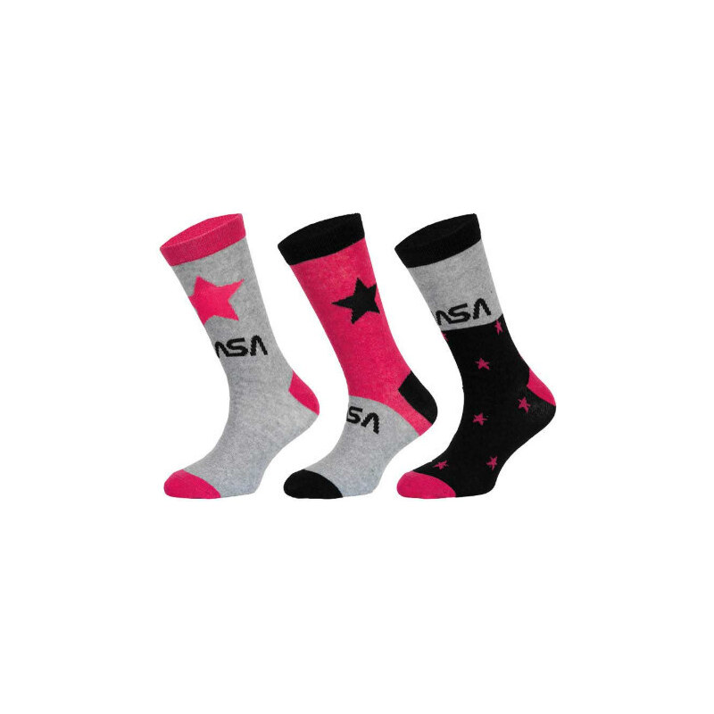 Trenýrkárna 3PACK dětské ponožky NASA vícebarevné (39270/red) 27
