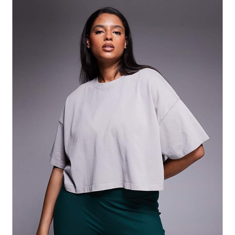 4505 Curve Icon heavyweight cotton cropped t-shirt with quick