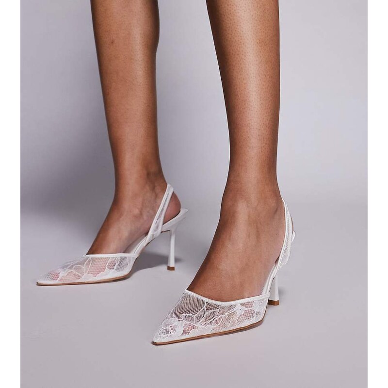 Simmi Wide Fit Simmi London Wide Fit Ursula slingback heeled shoes in 112881331