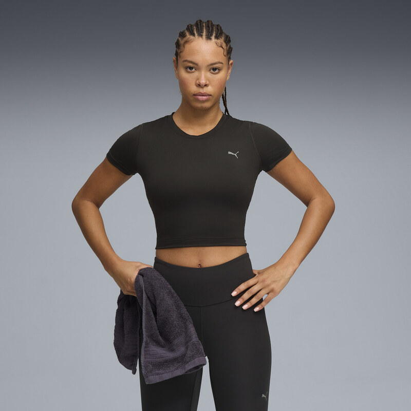 PUMA CLOUDSPUN Short Sleeve Twist Tee Women