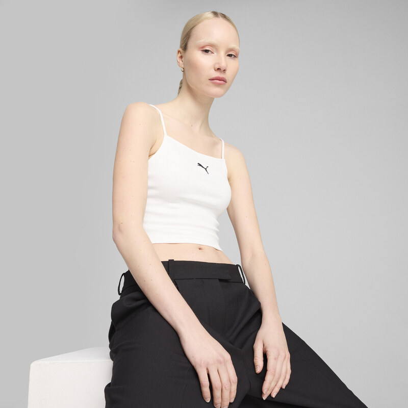 PUMA WARDROBE Essentials Ribbed Tank Top Women 114299584
