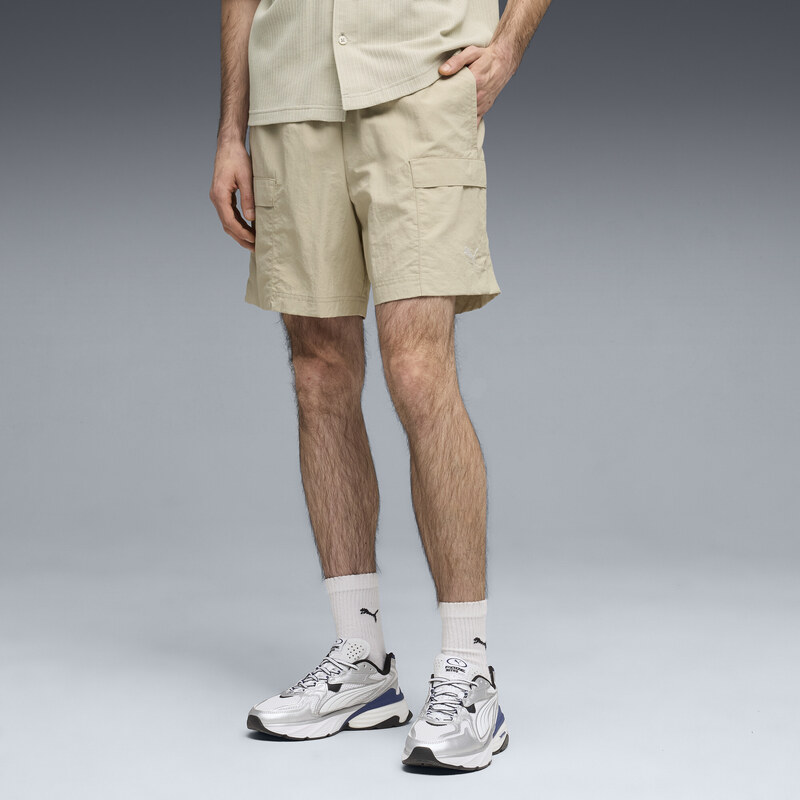 PUMA WARDROBE Essentials Relaxed Cargo Shorts 6 Men